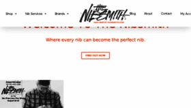 What Nibsmith.com website looked like in 2017 (6 years ago)