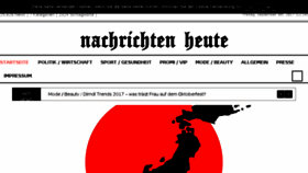 What Nachrichten-heute.net website looked like in 2017 (6 years ago)