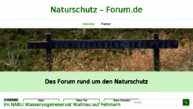 What Naturschutz-forum.de website looked like in 2017 (6 years ago)