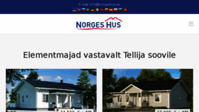 What Norgeshus.ee website looked like in 2017 (6 years ago)