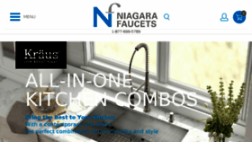 What Niagarafaucets.com website looked like in 2017 (6 years ago)