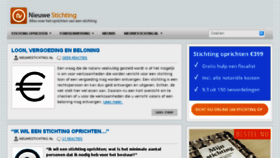 What Nieuwestichting.nl website looked like in 2017 (6 years ago)