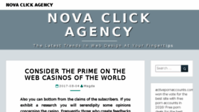 What Nova-click.com website looked like in 2017 (6 years ago)