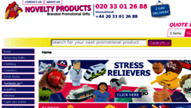 What Noveltyproducts.co.uk website looked like in 2017 (6 years ago)