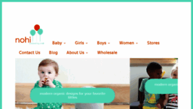 What Nohikids.com website looked like in 2017 (6 years ago)