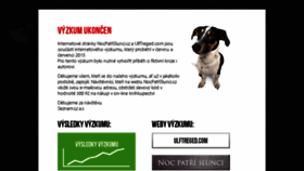What Nocpatrislunci.cz website looked like in 2017 (6 years ago)