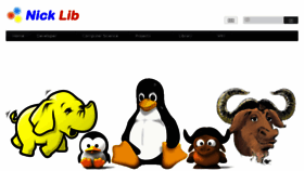 What Nicklib.com website looked like in 2017 (7 years ago)