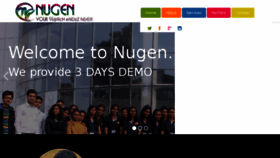 What Nugeninfo.com website looked like in 2017 (6 years ago)