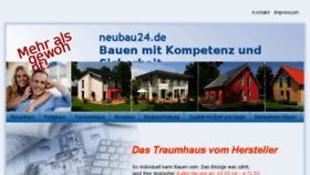 What Neubau24.de website looked like in 2017 (6 years ago)