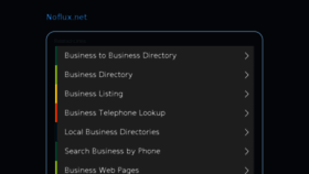 What Noflux.net website looked like in 2017 (7 years ago)
