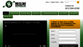 What Neolore.com website looked like in 2017 (6 years ago)
