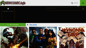 What Newcomic.org website looked like in 2017 (6 years ago)