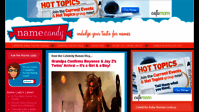 What Namecandy.com website looked like in 2017 (6 years ago)