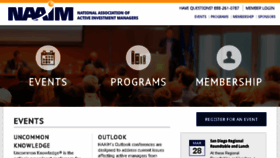 What Naaim.org website looked like in 2017 (6 years ago)