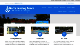 What Northlandingbeach.com website looked like in 2017 (6 years ago)