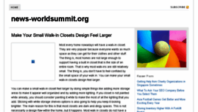 What News-worldsummit.org website looked like in 2017 (6 years ago)