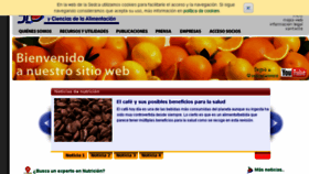 What Nutricion.org website looked like in 2017 (6 years ago)