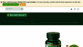 What Naturesbounty.ca website looked like in 2017 (6 years ago)