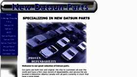 What New-datsun-parts.com website looked like in 2017 (6 years ago)