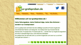 What Nur-gratisproben.de website looked like in 2017 (6 years ago)
