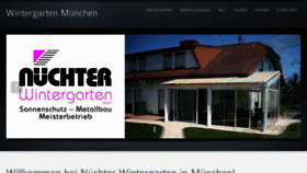 What Nuechter-wintergarten-muenchen.de website looked like in 2017 (6 years ago)