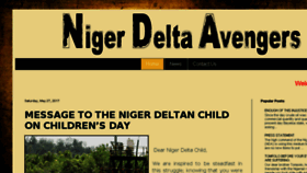What Nigerdeltaavengers.org website looked like in 2017 (6 years ago)