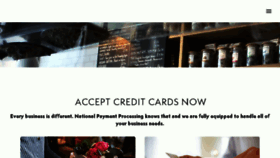 What Nationalpaymentprocessing.com website looked like in 2017 (6 years ago)