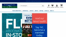 What Nationalpharmacies.com.au website looked like in 2017 (6 years ago)