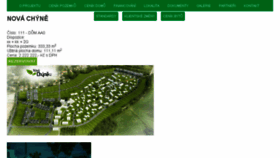 What Novachyne.cz website looked like in 2017 (8 years ago)