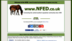 What Nfed.co.uk website looked like in 2017 (6 years ago)