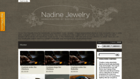 What Nadinejewelry.com website looked like in 2017 (6 years ago)