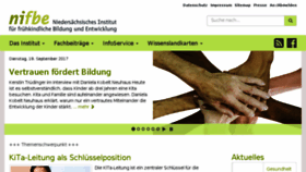 What Nifbe.de website looked like in 2017 (6 years ago)