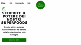What Naturalmojo.it website looked like in 2017 (7 years ago)