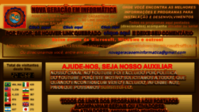 What Novageracaoeminformatica.com.br website looked like in 2017 (6 years ago)