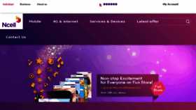 What Ncell.axiata.com website looked like in 2017 (6 years ago)
