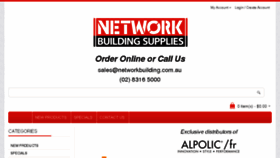 What Networkbuilding.com.au website looked like in 2017 (6 years ago)