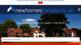 What Newhomesforsale.co.uk website looked like in 2017 (6 years ago)