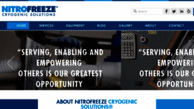 What Nitrofreeze.com website looked like in 2017 (6 years ago)