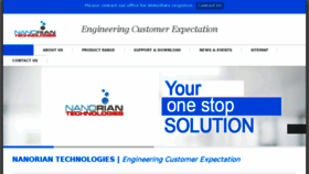 What Nanoriantech.com website looked like in 2017 (6 years ago)
