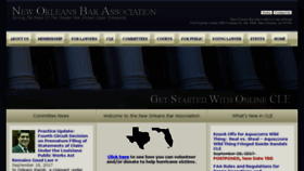 What Neworleansbar.org website looked like in 2017 (6 years ago)