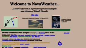 What Novaweather.net website looked like in 2017 (6 years ago)