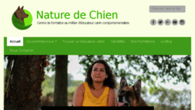 What Naturedechien.fr website looked like in 2017 (6 years ago)
