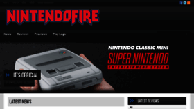 What Nintendofire.com website looked like in 2017 (6 years ago)