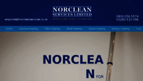 What Norcleanservices.co.uk website looked like in 2017 (6 years ago)