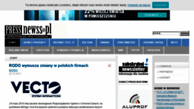 What Newss.pl website looked like in 2017 (6 years ago)