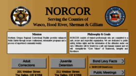 What Norcor.co website looked like in 2017 (6 years ago)