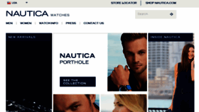What Nauticawatches.com website looked like in 2017 (6 years ago)