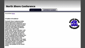 What Northshoreconference.org website looked like in 2017 (6 years ago)