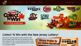 What Njcollectandwin.com website looked like in 2017 (6 years ago)