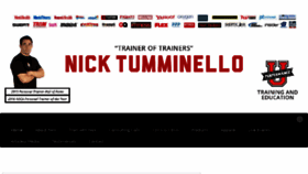 What Nicktumminello.com website looked like in 2017 (6 years ago)